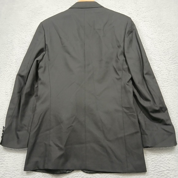 Christian Dior Monsieur Men's 43L Black Tuxedo Jacket Satin Lapel Tailored USA - Picture 2 of 8